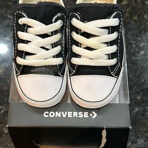 Converse Kids Classic Black and White Sneakers
